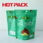 Custom stand up pouches for pili nuts stand up packaging