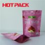 Pink salt stand up pouches bags for pili nuts stand up packaging