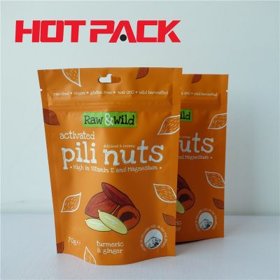 Food grade stand up pouches for pili nuts