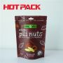 Raw wild pili nuts stand up pouches stand up pouch black with ziplock