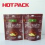 Raw wild pili nuts stand up pouches stand up pouch black with ziplock