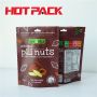 Nuts packaging bag food stand up barrier pouches 