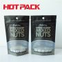 Mixed nuts stand up pouches with clear window