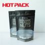 Mixed nuts stand up pouches with clear window