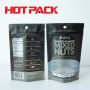 Mixed nuts stand up pouches with clear window