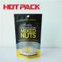 Printed stand up pouches for nuts packaging stand up bag with zipper