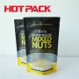 Printed stand up pouches for nuts packaging stand up bag with zipper