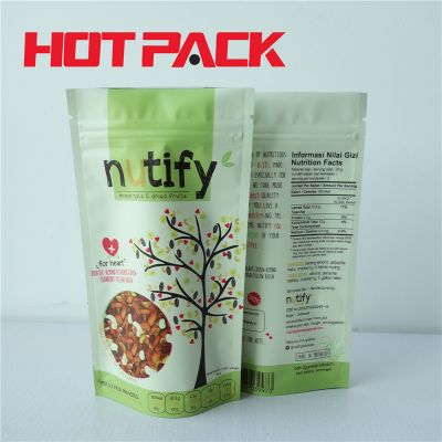 Stand up bags for food packaging pouches for nuts