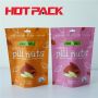 Food grade pouches nuts packaging resealable pouch bags