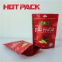 Food stand up packaging pili nuts stand up pouches with euro hole