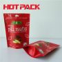 Food stand up packaging pili nuts stand up pouches with euro hole