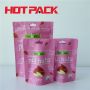 Custom printed resealable food bags nuts packaging