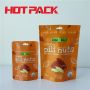 Matte stand up pouches for pili nuts stand up packaging bags