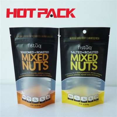 Nuts packaging bags stand up pouch with ziplock