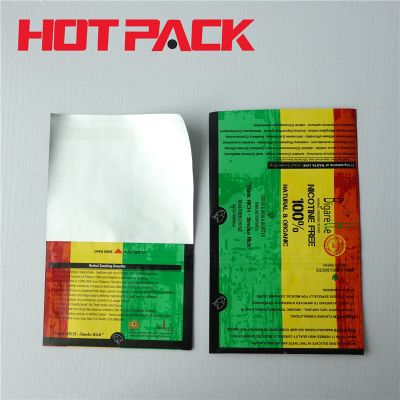 European Standard Customized High Definition Intaglio Printing Tobacco Leaves Packaging Pouch Bags