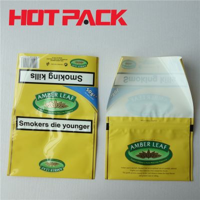 Tobacco pouch hand rolling tobacco pouch amber leaf tobacco pouch