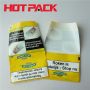 Amber leaf tobacco pouch with adhesive oem hand rolling tobacco pouches