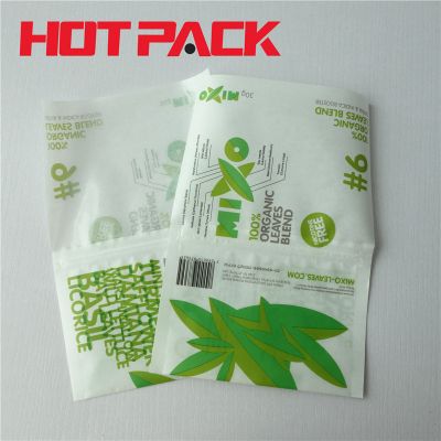 Custom printed stand up Hand rolling Tobacco plastic bag tobacco pouch