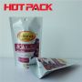 Aluminum foil stand up packaging bags food pouches