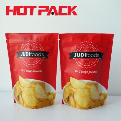 Matte food stand up pouches for JUDI foods packaging bags