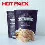 Food packaging pouch for snack food package bag with zipper