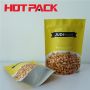 Food packaging stand up plastic bag zipper stand up pouch