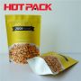 Food packaging stand up plastic bag zipper stand up pouch