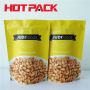 Food packaging stand up plastic bag zipper stand up pouch