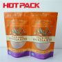 Granola bites stand up zipper bag with clear window