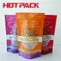 Food packaging aluminum plastic bags granola bites stand up pouches 
