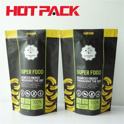 Food packaging printed silver foil bag food pouches for super food