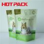 Pet natural stand up pouch zipper plastic bags for dog food