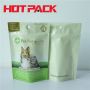 Pet natural stand up pouch zipper plastic bags for dog food