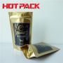 Gold color pet food stand up foil packaging bag stand up pouches