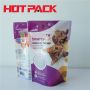 Smart cat food stand up pouches stand up bag with round window