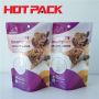 Stand up pouch with window smart cat food stand up bag 