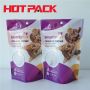 Stand up pouch with window smart cat food stand up bag 