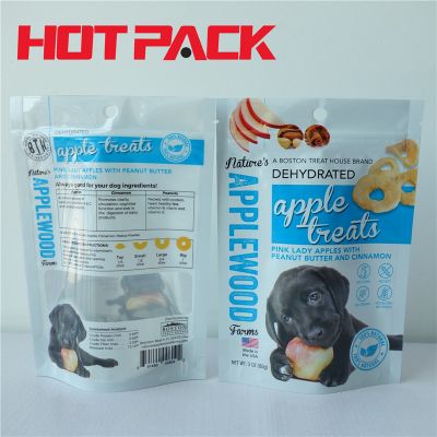 Custom apple treats stand up aluminum foil bag printing stand up pouches