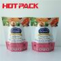 Aluminium foil pet food stand up pouches bag stand up packaging