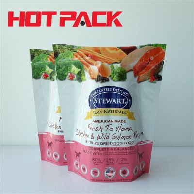 Aluminium foil pet food stand up pouches bag stand up packaging
