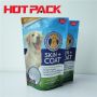 Stand up zipper dog food snacks stand up bag with window