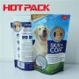 Stand up zipper dog food snacks stand up bag with window