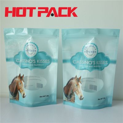 Pet food stand up pouch recyclable zipper bag stand up packaging