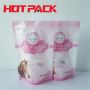 Stand up pet food pouch stand up heat seal zipper food pouch with window