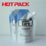 Scalp care stand up spouted pouches aluminum foil spout pouch