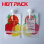 Laminated material apple juice baby food spout pouches packaging bags