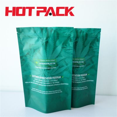 Smell Proof Mylar Bags Zip Lock Stand up Pouch CBD Weed Hemp Oil Plastic Packaging Bag