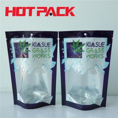 Stand up pouch foil stand up packaging for weed packaging bags