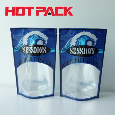 Custom Printed Weeds THC Packaging Mylar Stand up Pouches