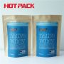 Native whey powder kraft stand up pouches